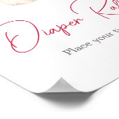 バレンタイン恋人おむつラッフル ポスター (角)