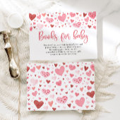 バレンタイン恋人の赤ちゃんシャワー本ベビー エンクロージャーカード