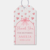 バレンタイン恋人ベビーシャワーギフトラベル ギフトタグ (正面)