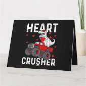 バレンタイン恐竜モンスタートラックTレックスハートトッド カード (裏面)