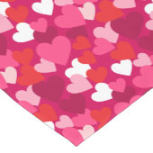 バレンタイン愛ハート ショートテーブルランナー (コーナー)