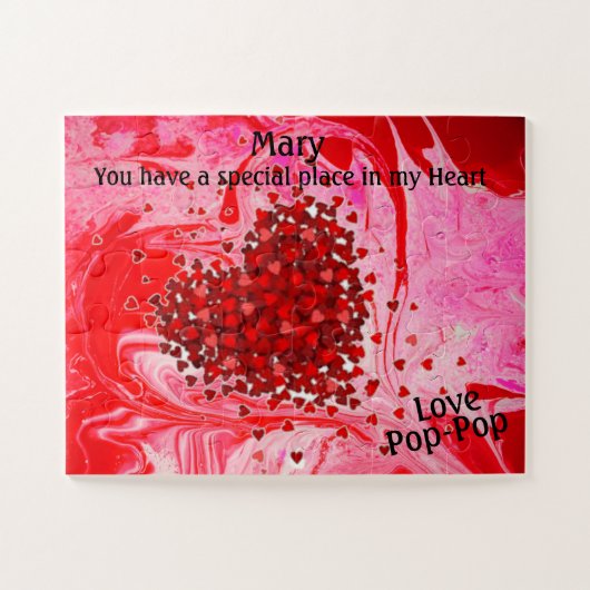 バレンタイン愛 ジグソーパズル (横)