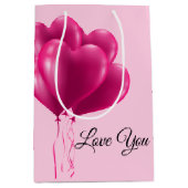 バレンタイン抱き枕 ミディアムペーパーバッグ (正面)