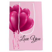 バレンタイン抱き枕 ミディアムペーパーバッグ (裏面)