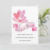 バレンタイン招待状とハートバルーン セーブザデート (スタンド正面)