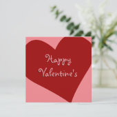 バレンタイン招待状パーソナライズされたラブカード 招待状 (スタンド正面)