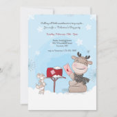 バレンタイン招待状子供へ 招待状 (正面)