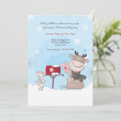 バレンタイン招待状子供へ 招待状 (スタンド正面)