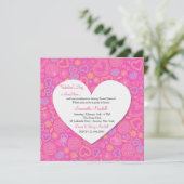 バレンタイン招待状 招待状 (スタンド正面)