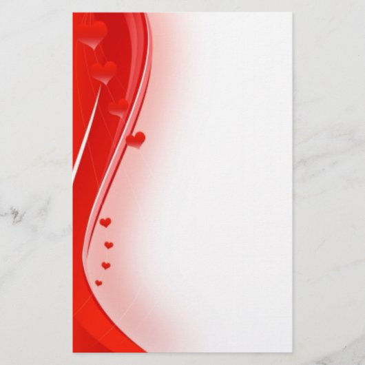 バレンタイン文房具 便箋 (正面)