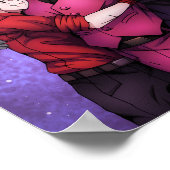 バレンタイン日付 ポスター (角)