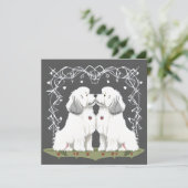 バレンタイン旧英語シェプドッグスウィートアーツラブ シーズンカード (スタンド正面)