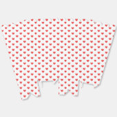 バレンタイン映画ナイト赤いハートパターン フェイバーボックス (見開き)