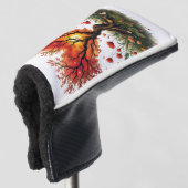 バレンタイン時計 ゴルフヘッドカバー (3/4 正面)