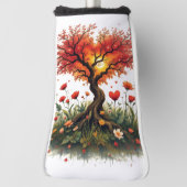 バレンタイン時計 ゴルフヘッドカバー (回転90)