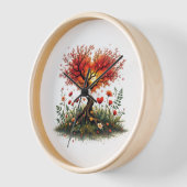 バレンタイン時計 壁時計 (傾斜)