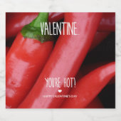 バレンタイン暑い！ ビールラベル (シングルラベル)