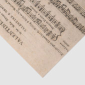 バレンタイン曲シート音楽ヴィンテージノートの切り離し 薄葉紙 (詳細)