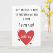 バレンタイン最もハンサムな名前の折り紙 カード (黄色い花)