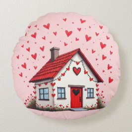 バレンタイン枕 ラウンドクッション
