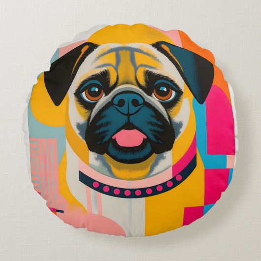 バレンタイン枕 ラウンドクッション (正面)