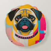 バレンタイン枕 ラウンドクッション (裏面)