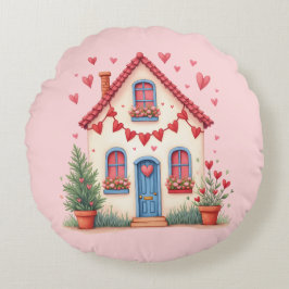 バレンタイン枕 ラウンドクッション