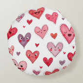 バレンタイン枕 ラウンドクッション (裏面)