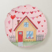 バレンタイン枕 ラウンドクッション (裏面)