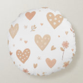 バレンタイン枕 ラウンドクッション (裏面)