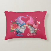 バレンタイン格言ウォーターカラーイラストレーション アクセントクッション (正面)