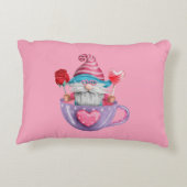 バレンタイン格言ウォーターカラーイラストレーション アクセントクッション (裏面)
