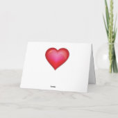 バレンタイン格言カップルのグリーティングカード シーズンカード (裏面)