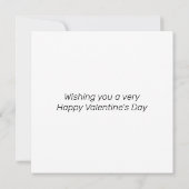 バレンタイン格言ハッピーバレンタインデー (裏面)