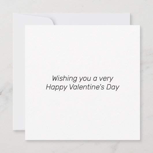 バレンタイン格言ハッピーバレンタインデー (裏面)