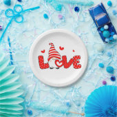 バレンタイン格言 ペーパープレート (パーティー)