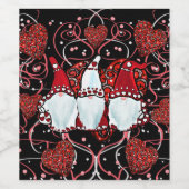 バレンタイン格言 ワインラベル (シングルラベル)