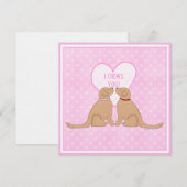 バレンタイン犬たちよ、僕はあなたたちを愛してる (正面/裏面)