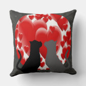 バレンタイン猫ちゃん クッション (裏面)