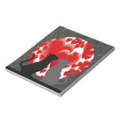 バレンタイン猫ちゃん ノートパッド (回転)