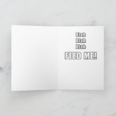 バレンタイン猫のおもしろいな詩 シーズンカード (内部)