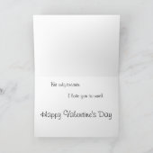 バレンタイン猫の笑い シーズンカード (内部)