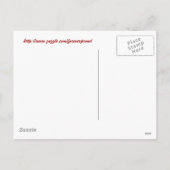 バレンタイン猫はがき シーズンポストカード (裏面)