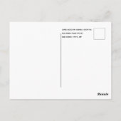 バレンタイン獣医ホリデーカード ポストカード (裏面)