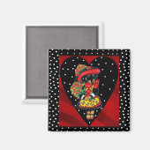 バレンタイン磁石 マグネット (正面/裏面)