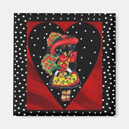 バレンタイン磁石 マグネット (正面)