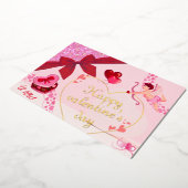 バレンタイン箔カード 箔シーズンカード (回転した状態)