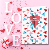 バレンタイン紙カラフル機カスタムの写真 シーズンカード