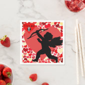 バレンタイン紙パーティーナプキンス スタンダードカクテルナプキン (インサイチュ)