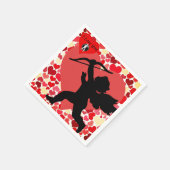 バレンタイン紙パーティーナプキンス スタンダードカクテルナプキン (角)